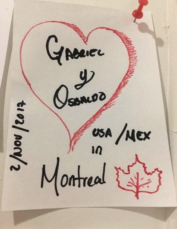 A note from afar, Gabriel and Osvaldo, all the way from the USA and Mexico.